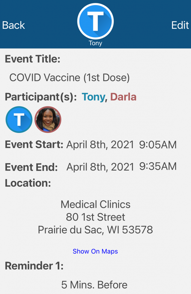 Tracking the covid vaccine process with verifycare